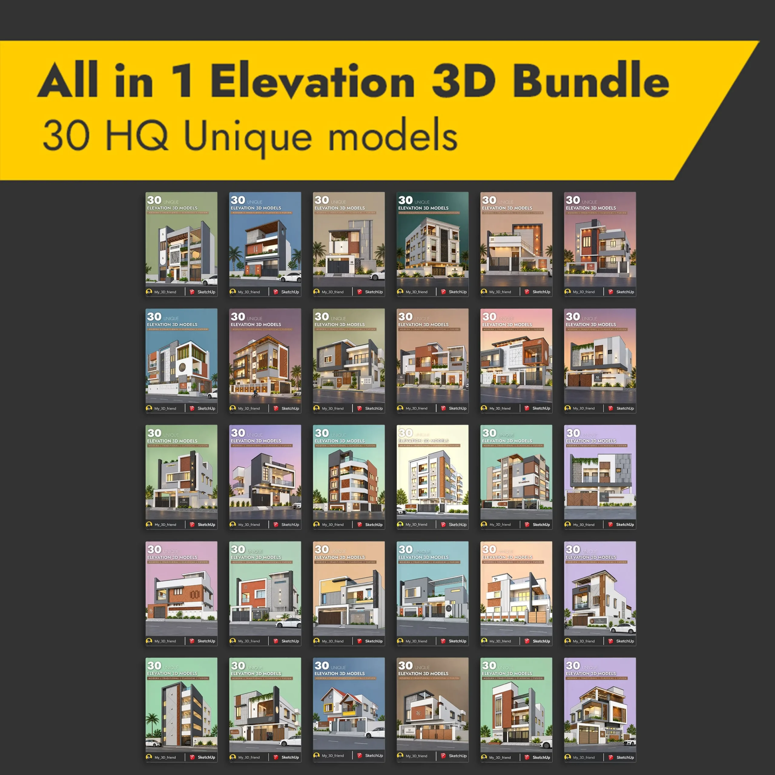All-in-1 Exterior 3D Bundle